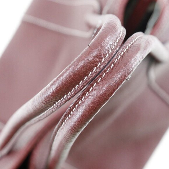 HERMES Garden party PM Tote Bag Rouge ash Red Negonda - Picture 10 of 16